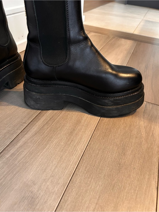 Alexander Wang Shoes - Alexander Wang Black Chunky Platform Chelsea Boots